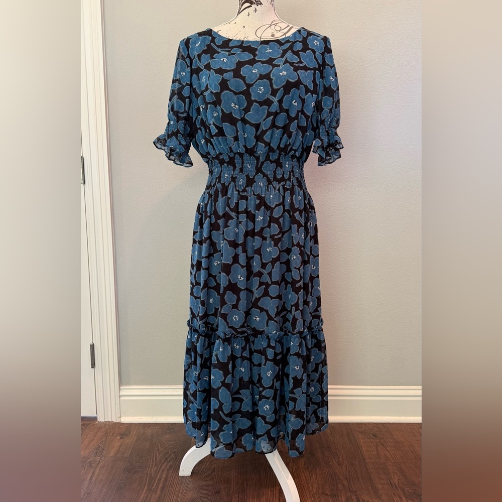 Kate Spade Blue Midi Dress - Picture 2 of 16